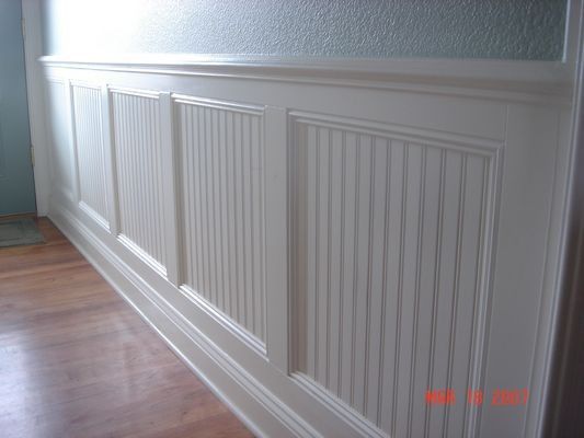 Construction, Wainscoting