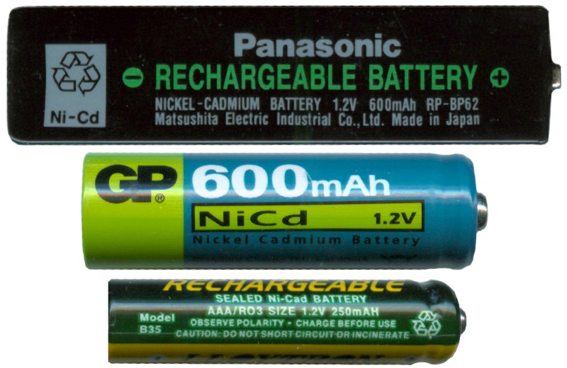 Batteries, Nickel-cadmium