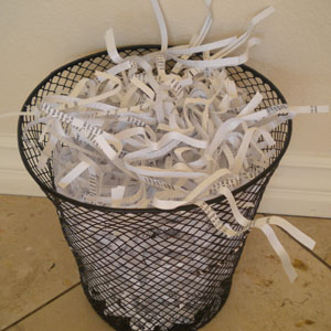 Paper, Shredded